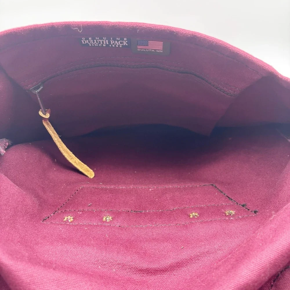 NWT Duluth Pack Scout Pack in Burgundy
